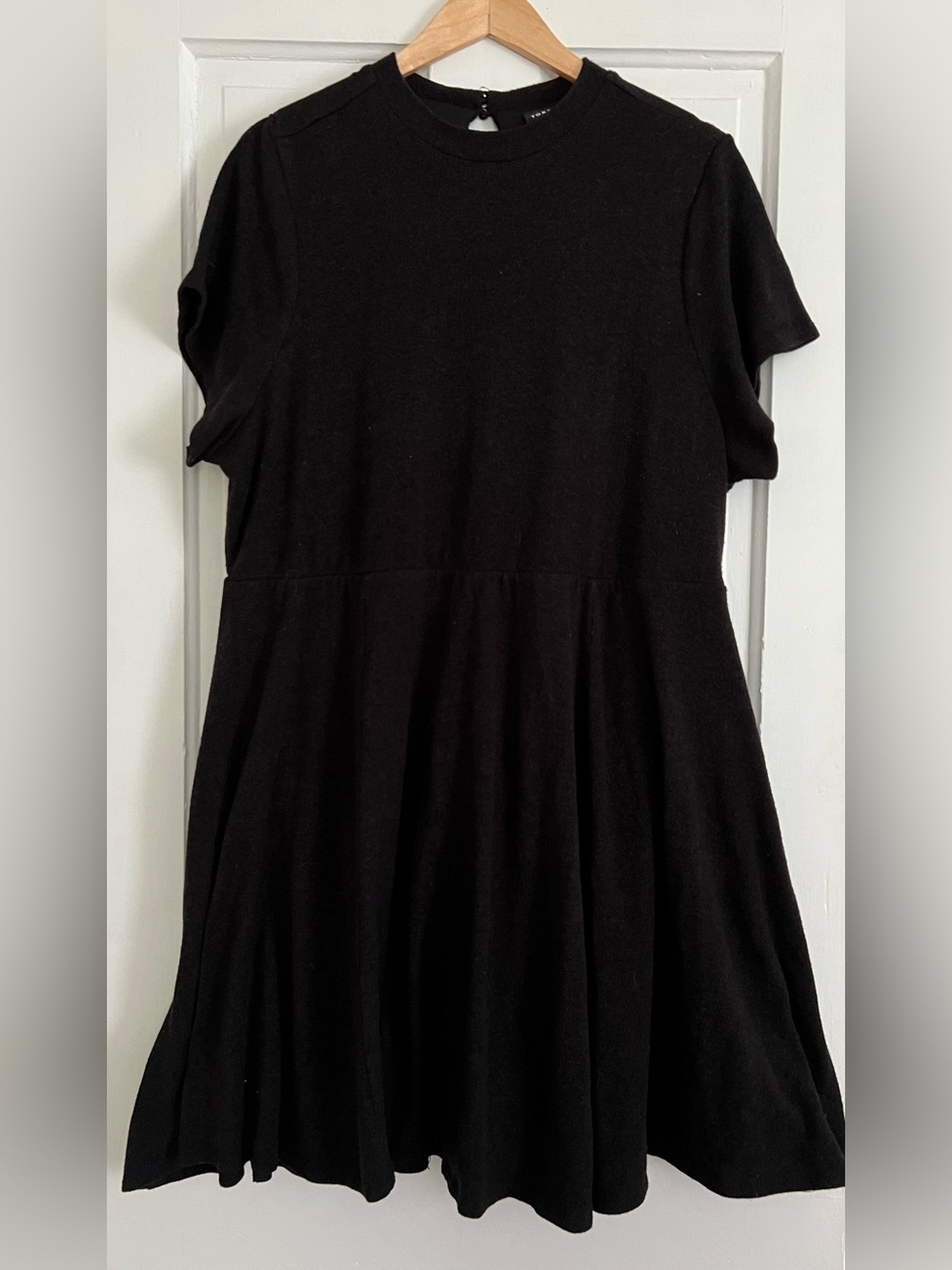 Torrid Size 4 Charcoal Gray Skater Dress Fit & Flare Goth Minimalist Chic